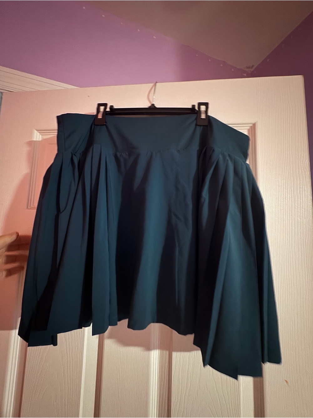 CALIA by Carrie Underwood Teal A-Line Pleated Skirt